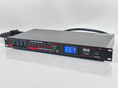 PYLE PCO875 13 AMP RACK MOUNT DIGITAL POWER SUPPLY CONTROLLER REGULATOR