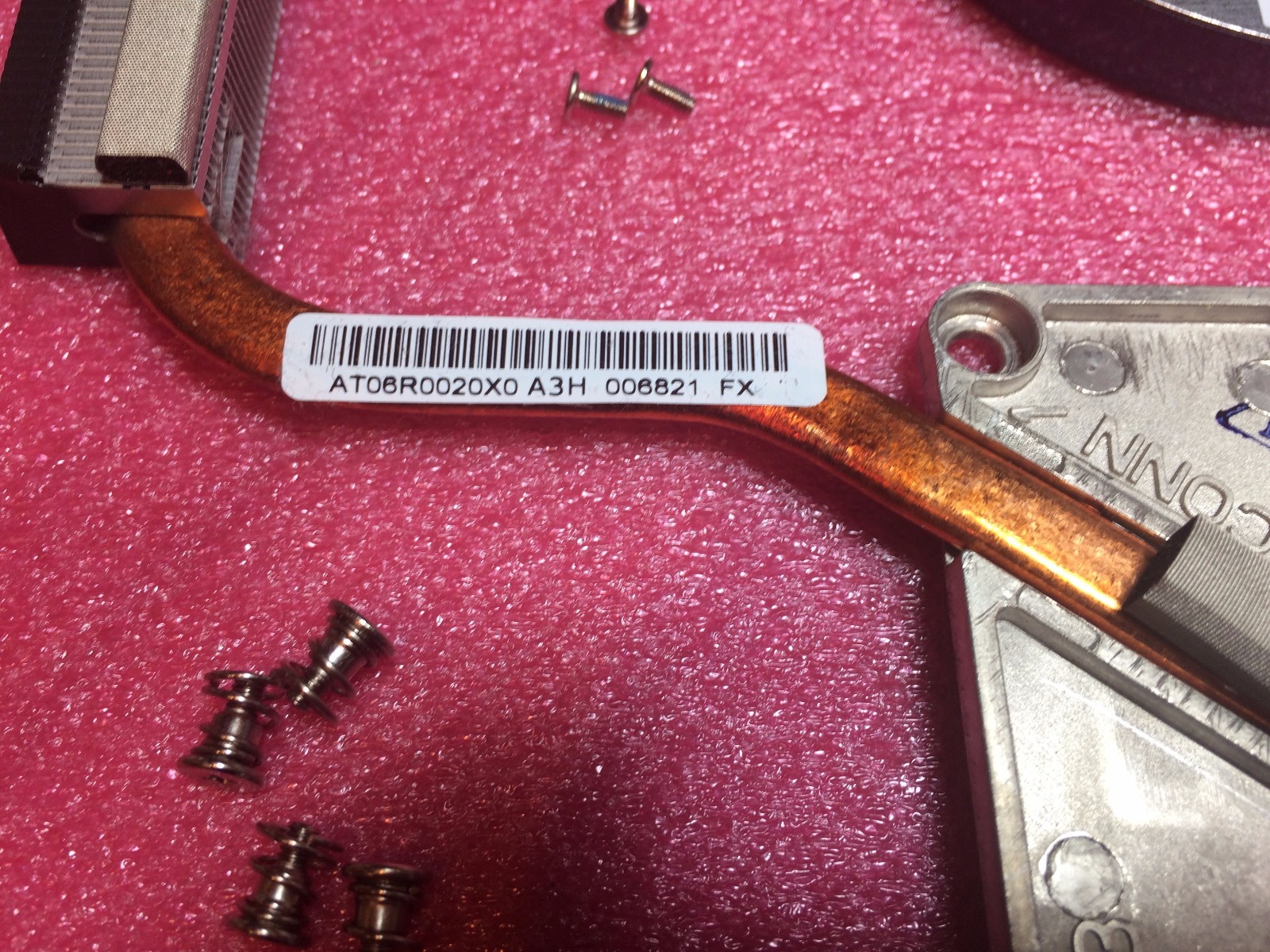 eMachines E725 E525 E430 E627 Acer Aspire 5532 5732 CPU Heatsink AT06R0020X0 Fan