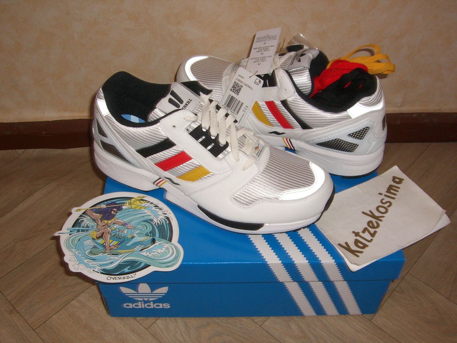 EINWÄNDE Adidas ZX 8000 White Purple Aqua I Shade Studios