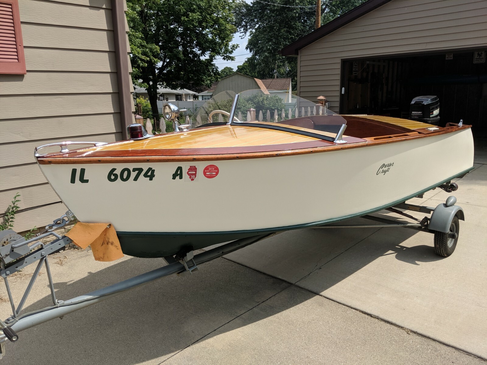1953 Carter Craft Wood Boat!!!