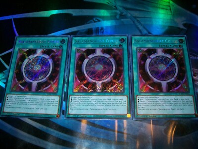 3x Salamangreat Circle 1st Edition Secret Rare RA03-EN066 Yu-Gi-Oh!