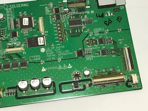 Hitachi 6871QCH034C Control Board 6870QCE014C 040728 42EDT41A