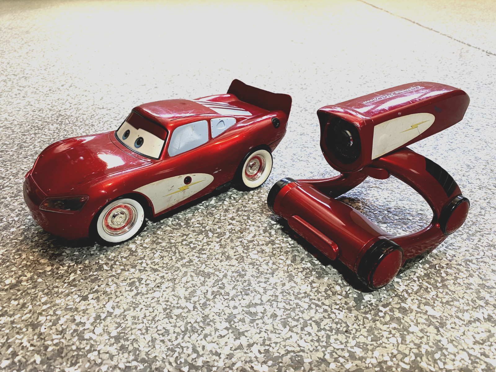 その他 Disney Pixar RC Remote Control Car Disney Pixar Toy Story RC Remote Racing Car with Steering