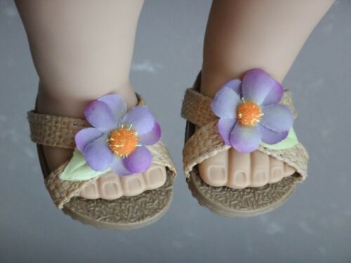 AMERICAN GIRL 2002 Gardening Outfit FLOWER SANDALS Shoes 