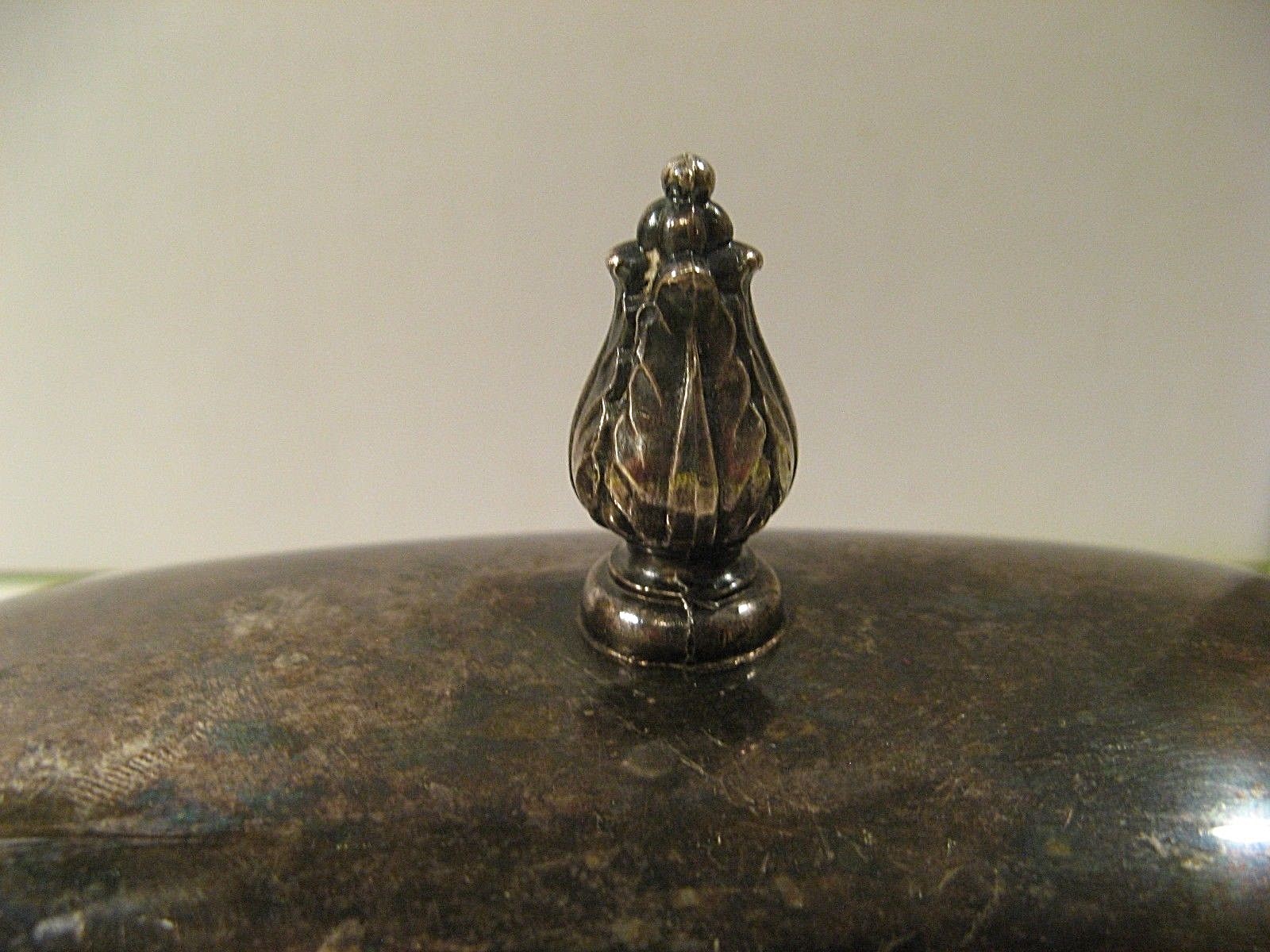 VINTAGE CAMILLE INTERNATIONAL SILVER CO. BUTTER DISH 6099/GOOD CONDITION/NICE.