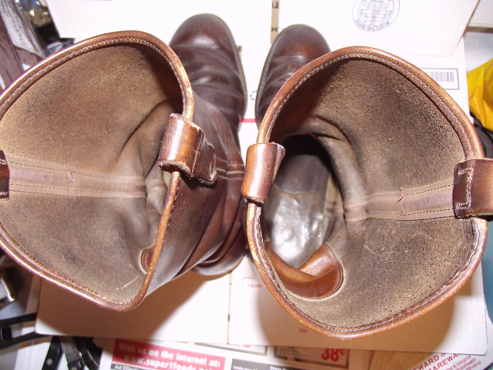 OLD Vintage Red Wing pecos ? style western cowboy Boots CORK  8 1/2 E 8.5   2037
