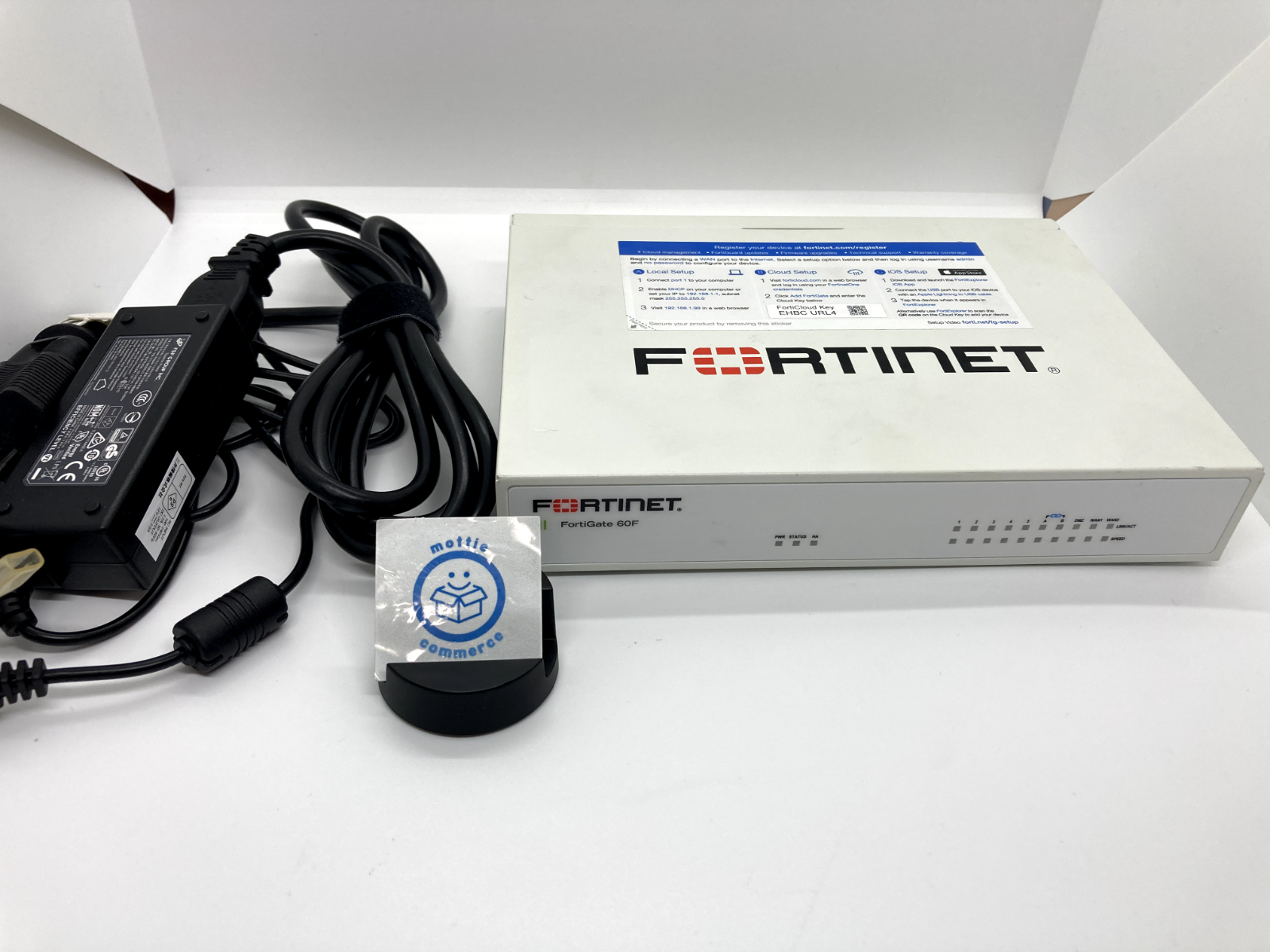 FortiGate 60F 有線LANルーター ACアダプター付き Fortinet FortiGate