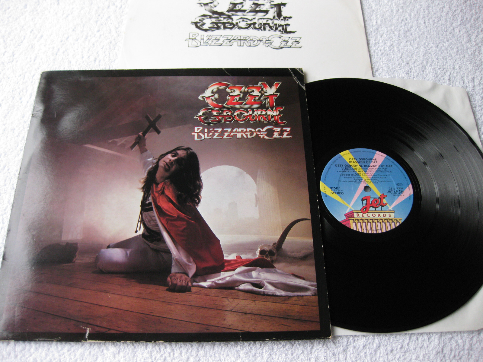 Ozzy Osbourne - Blizzard Of Ozz , JET LP 234 ,Vinyl, LP