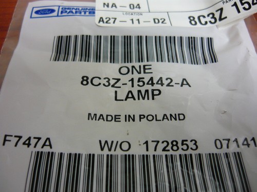 FORD OEM 93-10 F-250 Super Duty Side Marker Lamps-Side