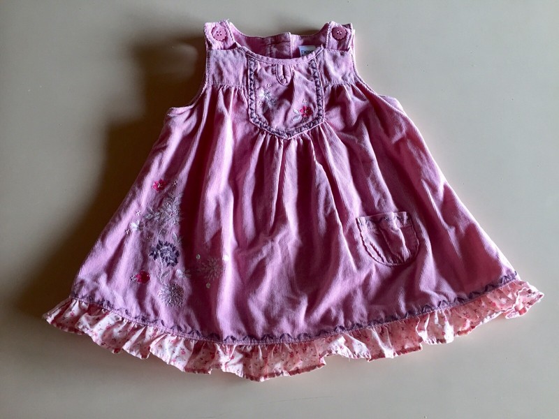 next pink baby dress