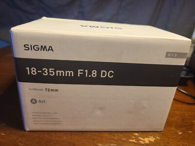 FOR NIKON: Sigma,18-35mm F1.8 DC HSM | Art Lens