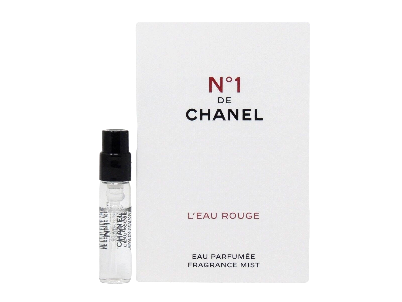 CHANEL NO 1 L'EAU ROUGE 1.5ml .05fl oz x 1 PERFUME SPRAY