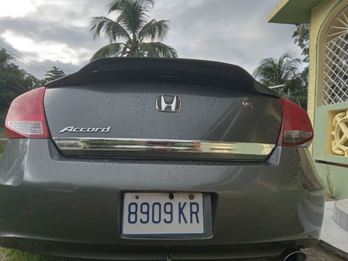 For 08-12 Honda Accord Coupe DuckBill HighKick Carbon Look