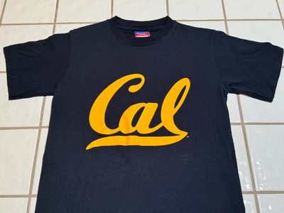 University of Berkeley Cal Bears Navy Blue T-Shirt by Champion Mens Size Small