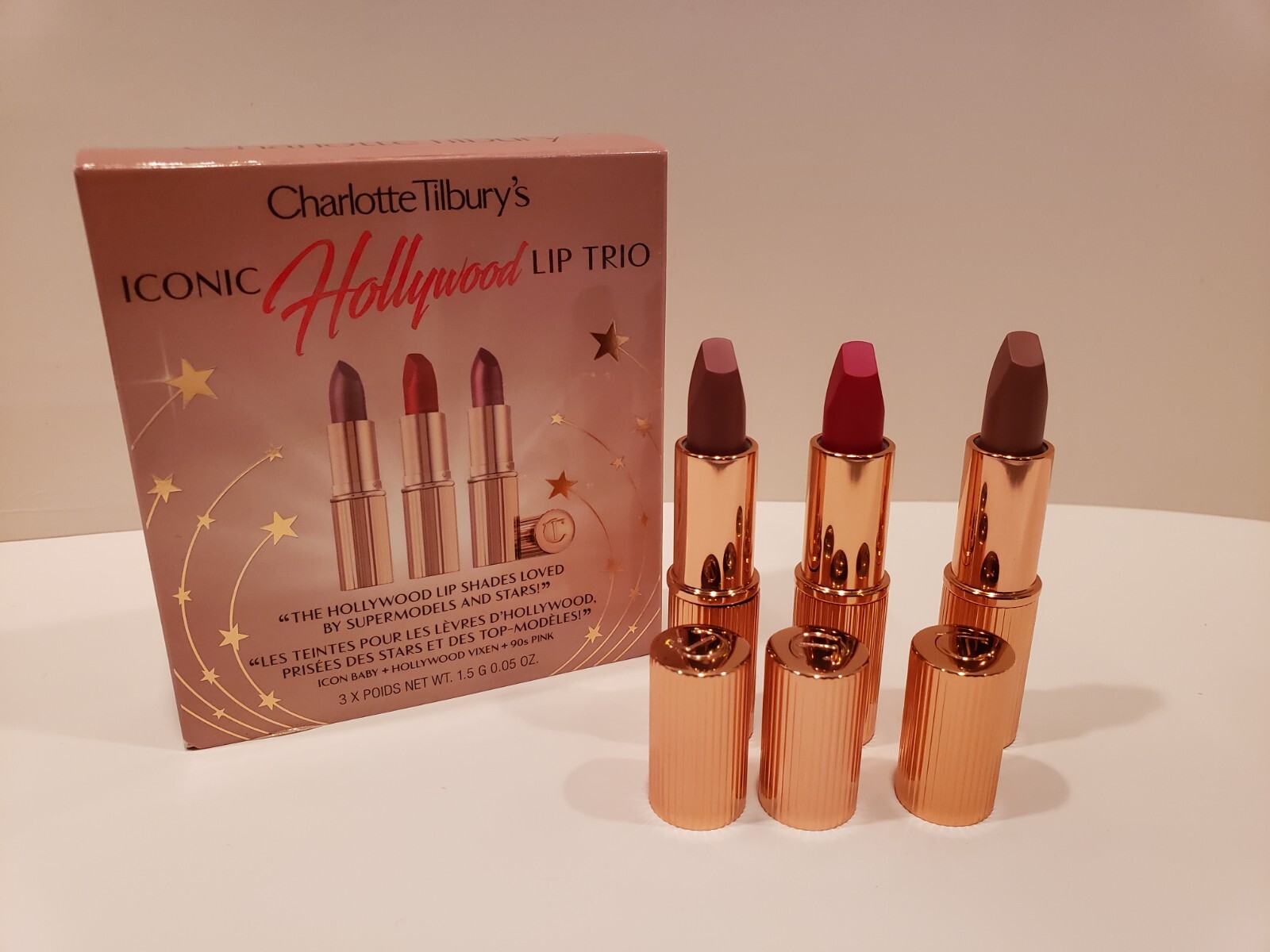 Charlotte Tilbury Hollywood Lip Trio 3色 Amazon.com : CHARLOTTE TILBURY Iconic Hollywood Lip Trio