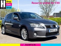 2012 Lexus CT 1.8 200h SE-L Hatchback 5dr Petrol Hybrid CVT Euro 5 (s/s) (136 ps