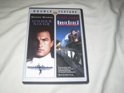 Under Siege+Under Siege 2: Dark Territory DVD Steven Seagal Action Widescreen