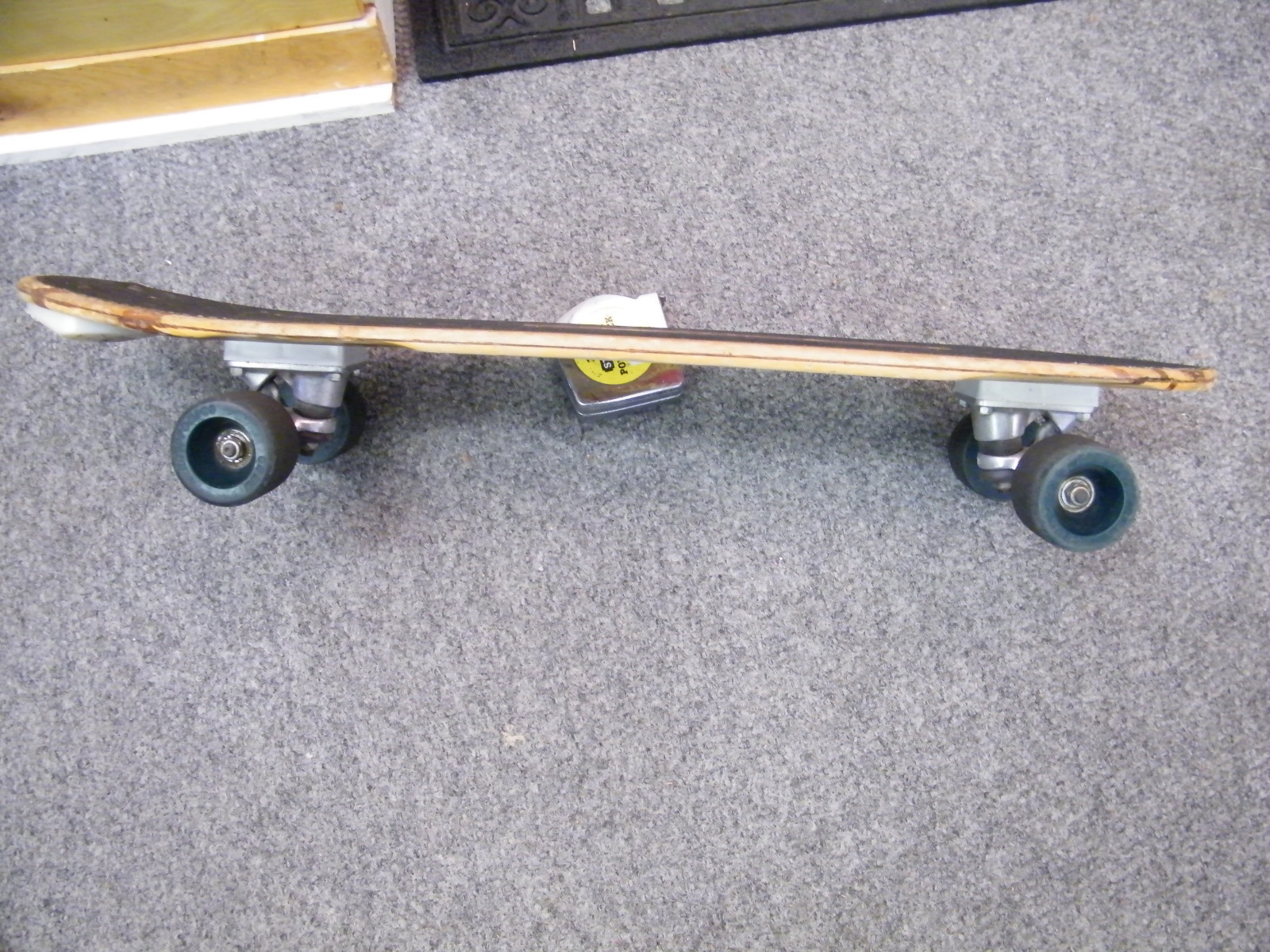 Vintage 70's Sims Taperkick Skateboard withTracker Trucks and 65mm Kryptonics