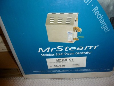 Mr Steam MS150T 6.0KW Steam Bath Generator, Tempo Series up to 175 cubic