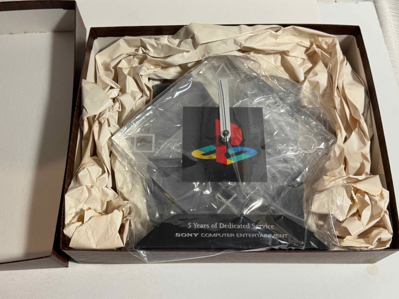 Playstation  Employee Clock 5 years of service Clock Video