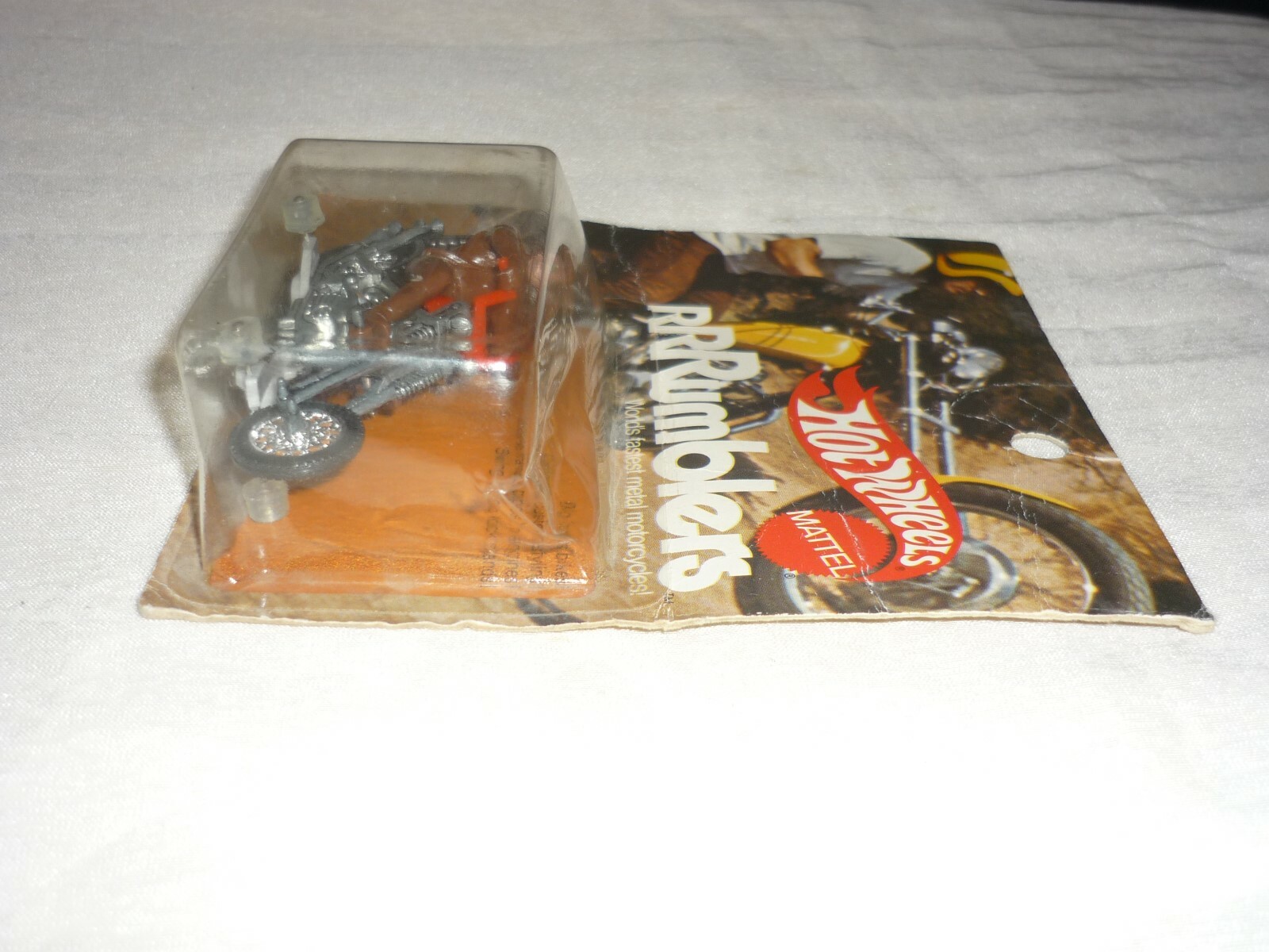VIntage 1970 Hot Wheel Redline Era Rumblers Motorcycle MEAN MACHINE MISP SEALED