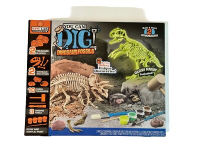 Epic Labs Dig Dinosaur Fossils Science Activity Kit   new in box unopened pieces