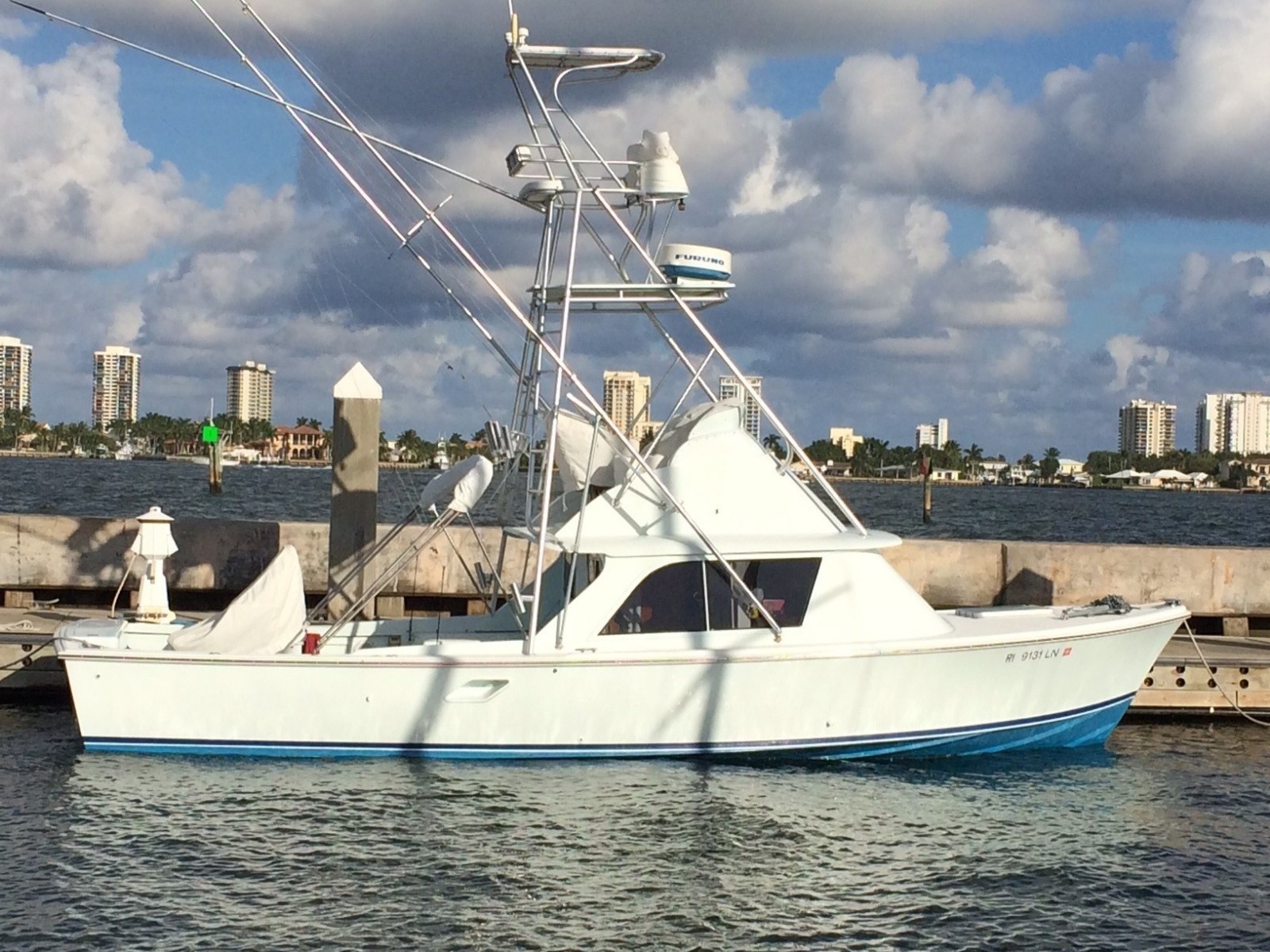 31 Bertram Fly bridge Cruiser