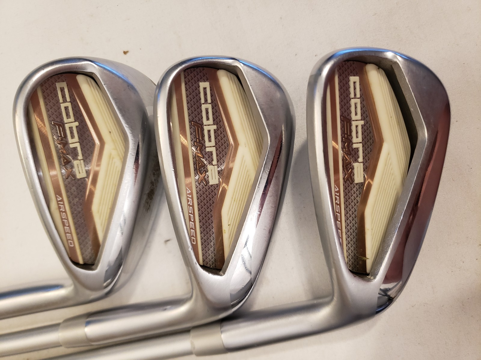 Used Cobra F-Max Airspeed Iron Set (6-PW, SW) 6 Irons - Graphite 45 Ladies - RH