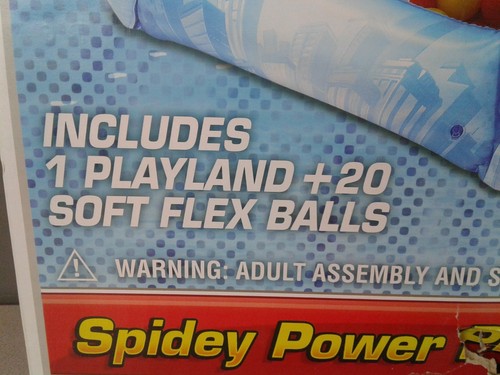 Marvel Spider-man Spidey Power playland new in box - slightly damaged