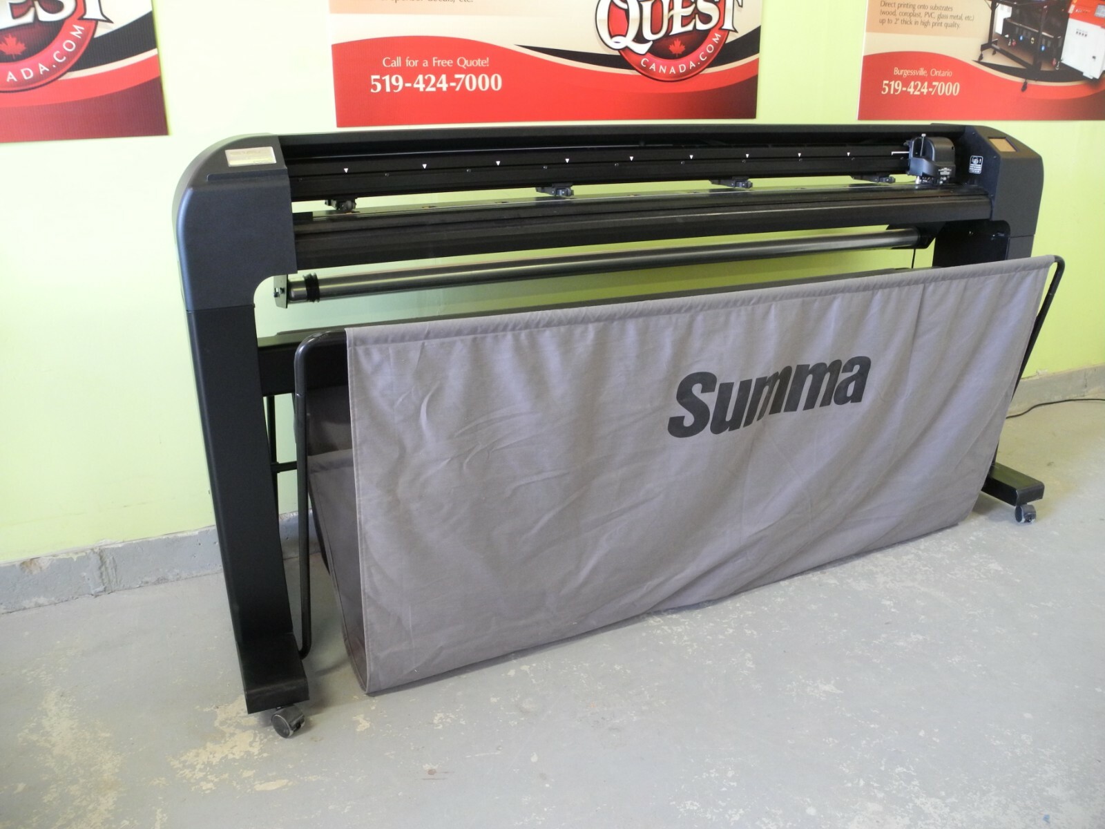 Summa S160 Cutter - contour cut from Roland, Mimaki, Mutoh and HP latex printer