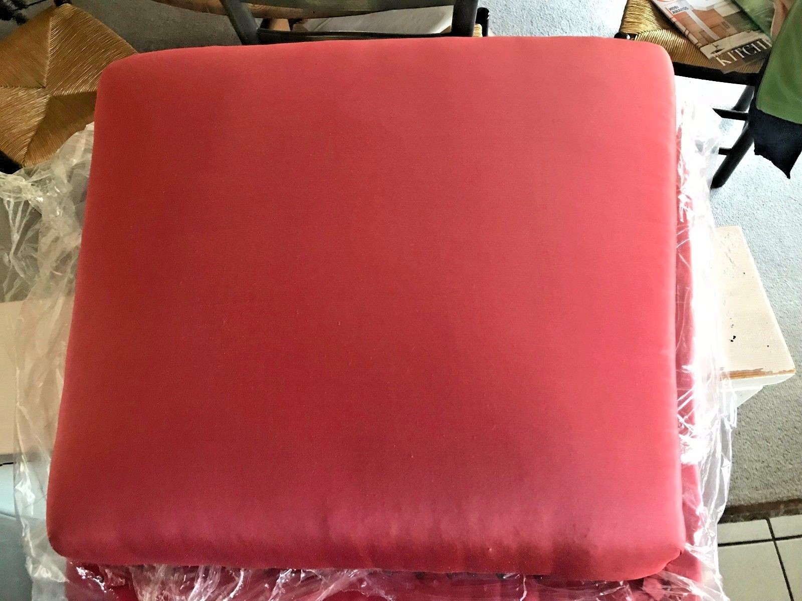 English Chinese Chippendale Chairs 19th Cent NEW CHINESE RED SILK SEATS MUSEUM