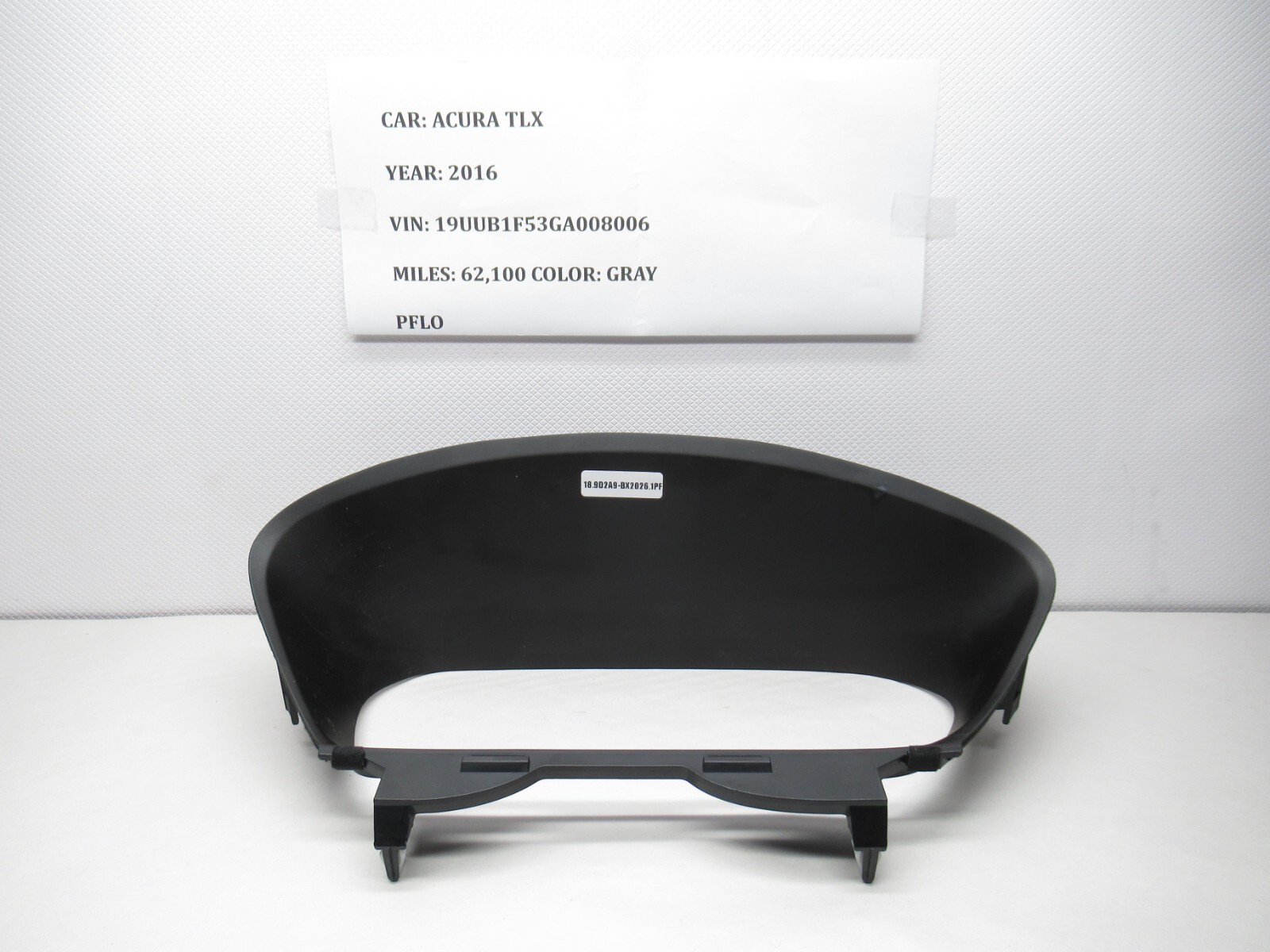 2015-2020 Acura Tlx  Dashboard Cluster Speedometer Bezel 77255-TZ3-A0 OEM