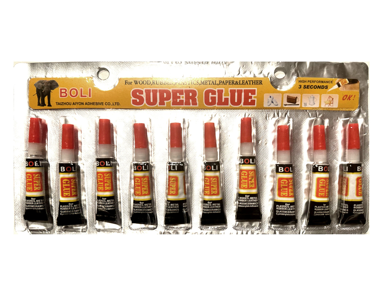 200 Pcs Super Glue - 'Cyanoacrylate Adhesive' 20 Tubes Brand NEW