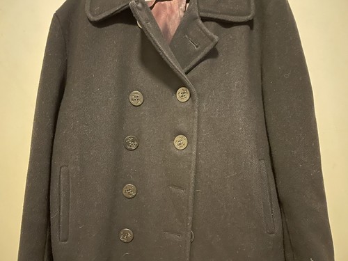 SCHOTT U.S. 740N PEA JACKETグレー Schott PEA Coat US 740N Gray size 40 | eBay