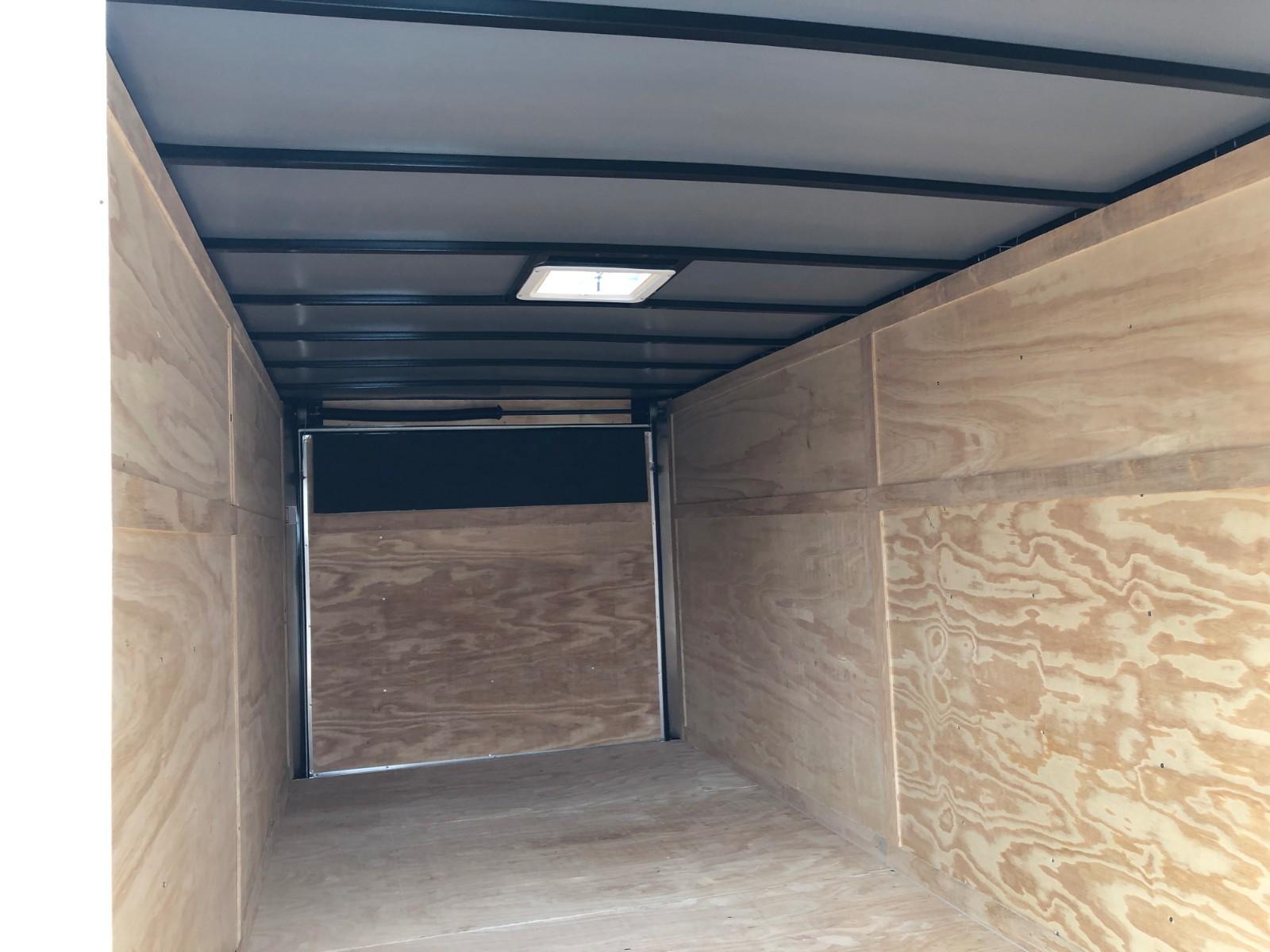 VISION Chassis designed Enclosed Cargo Trailer 7X16 Charcoal grey New 2019