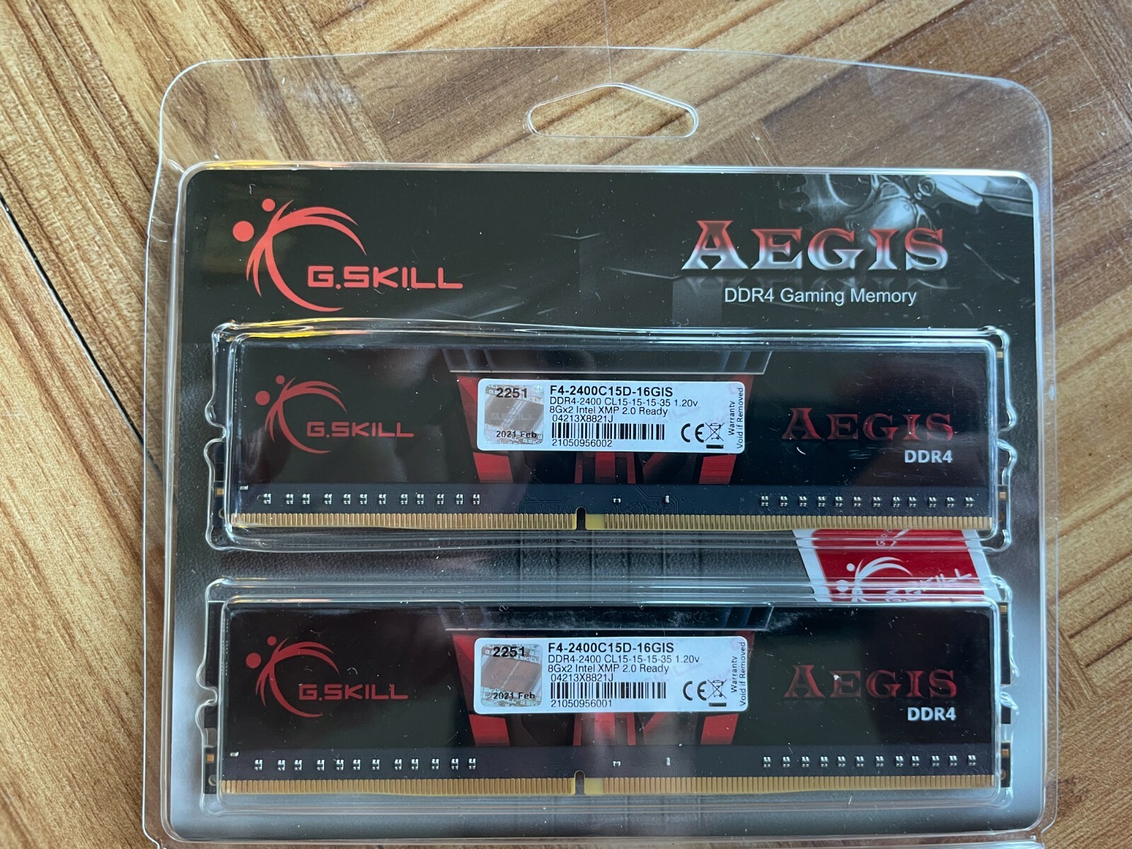 AEGIS DDR4 Gaming Memory 16G×2 G.Skill Aegis 16GB (2 x 8GB) DDR4-2400 PC4-19200 CL17 Dual