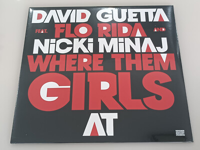 Where Them Girls At [Remix] by David Guetta (Vinyl, Jun-2011) LP New