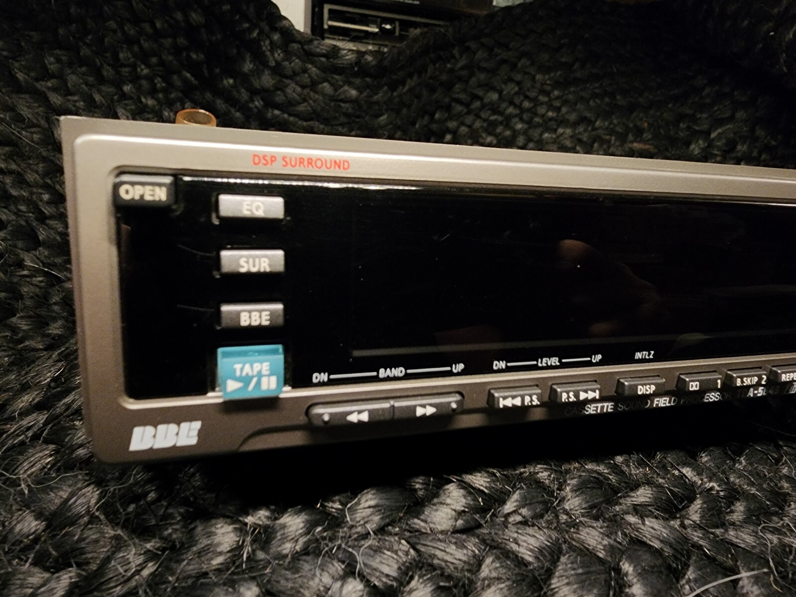 Alpine TDA-5643 Cassette Tape Deck Equalizer Sound Field