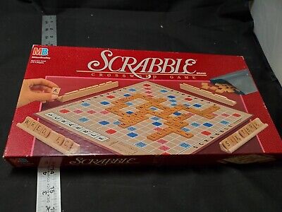 Scrabble Crossword Board Game 1989 #4024 COMPLETE EUC