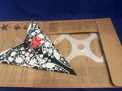 Papierstern Faltstern earth friendly sstarlightz M rani black ungehangen