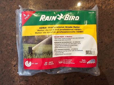 Rain Bird 42SA+ 4 in. Pop-Up Gear-Drive Adjustable 40-360 Deg 26-38 ft. (4-Pack)