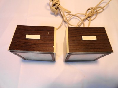 2 VINTAGE MID CENTURY ART DECO ELECTRIC ALARM CLOCKS