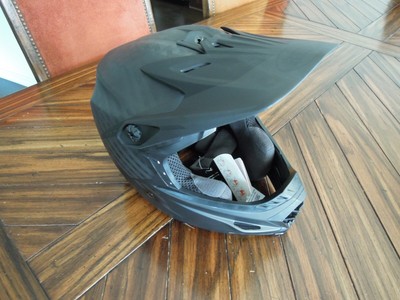 carbon full face mtb helmet