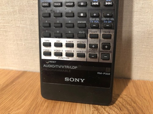 Tested & Nice Sony RM-P332 Audio/TV/VTR/LPD Remote