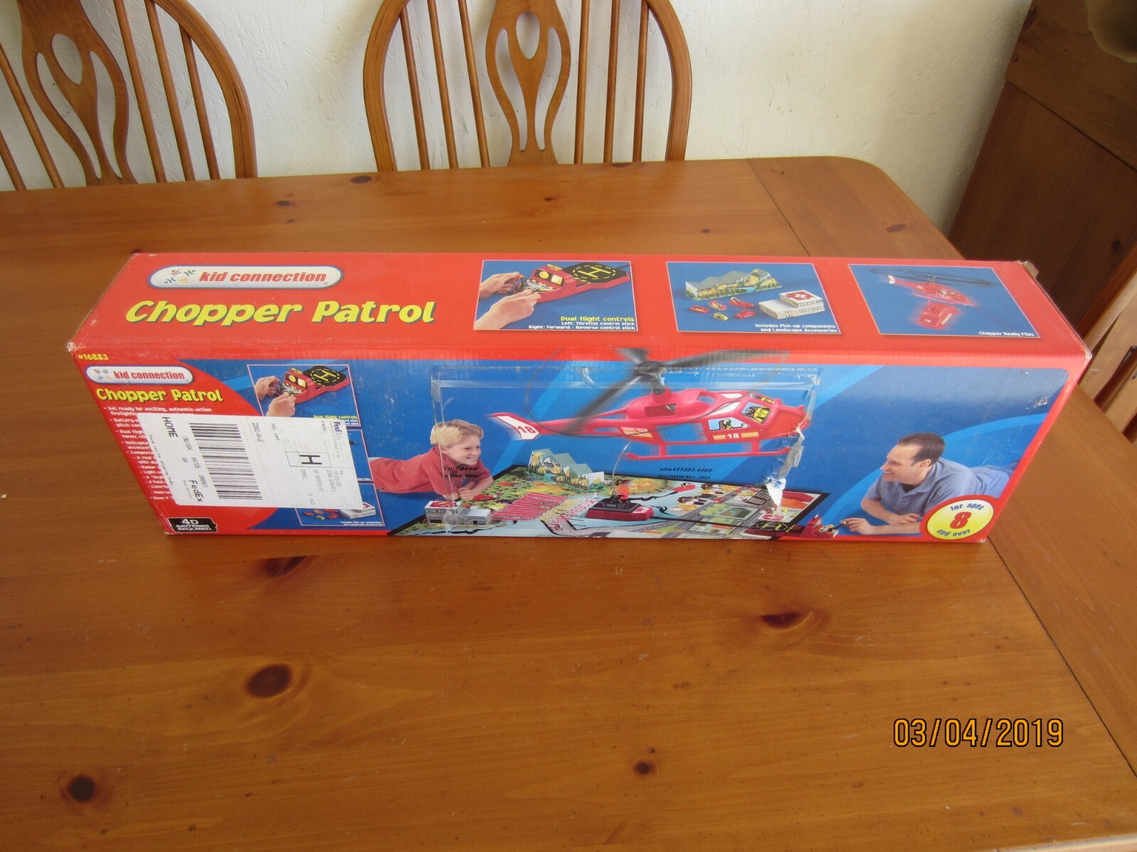 Chopper Patrol Flying Helicopter..NIB Vertibird