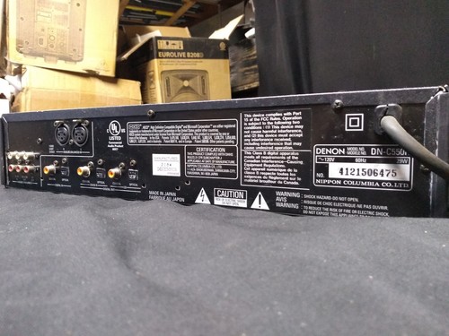 DENON PROFESSIONAL CD RECORDER DN-C550R *for parts*