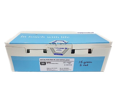(20 Mixed) EPPENDORF Twin.Tec 96-Well 250uL PCR Plates Semi-Skirted 951020346