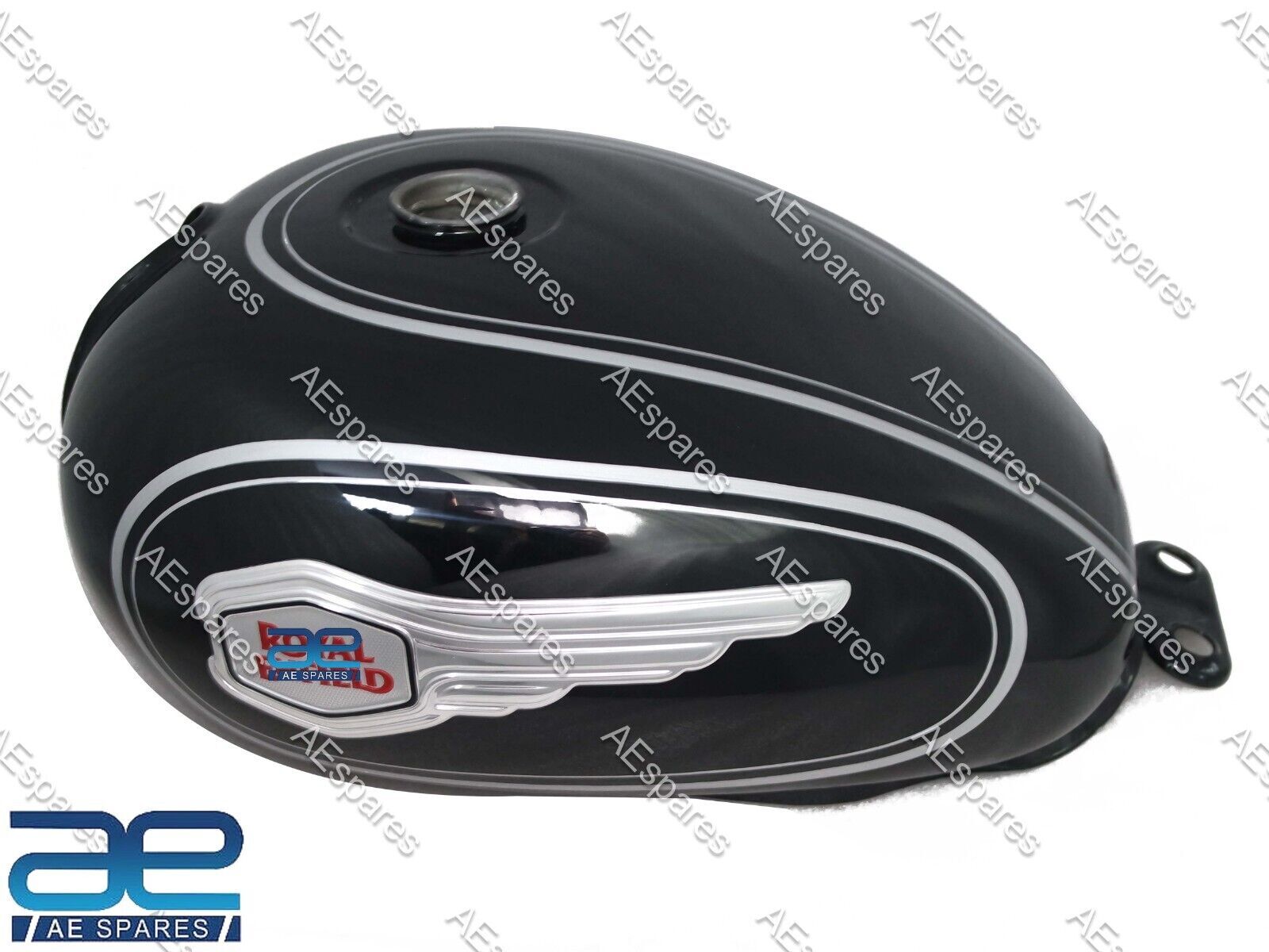 For Royal Enfield Bullet 500cc Gas Petrol Fuel Tank With Badges 866262 