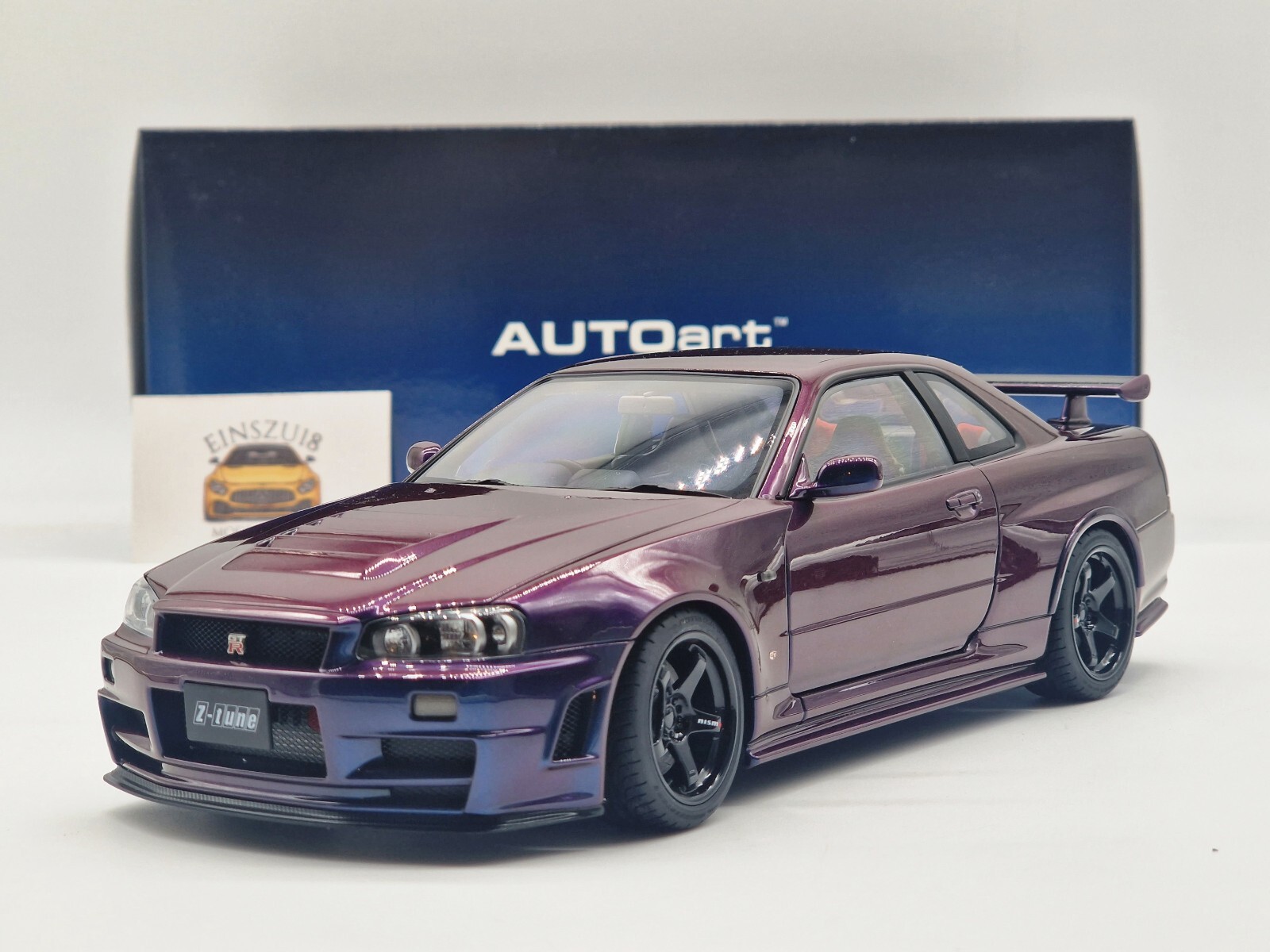 Nissan Skyline GT-R (R34) Z-tune Midnight Purple 1:18 Nissan Skyline GT-R (R34) Z-tune Midnight Purple 1:18