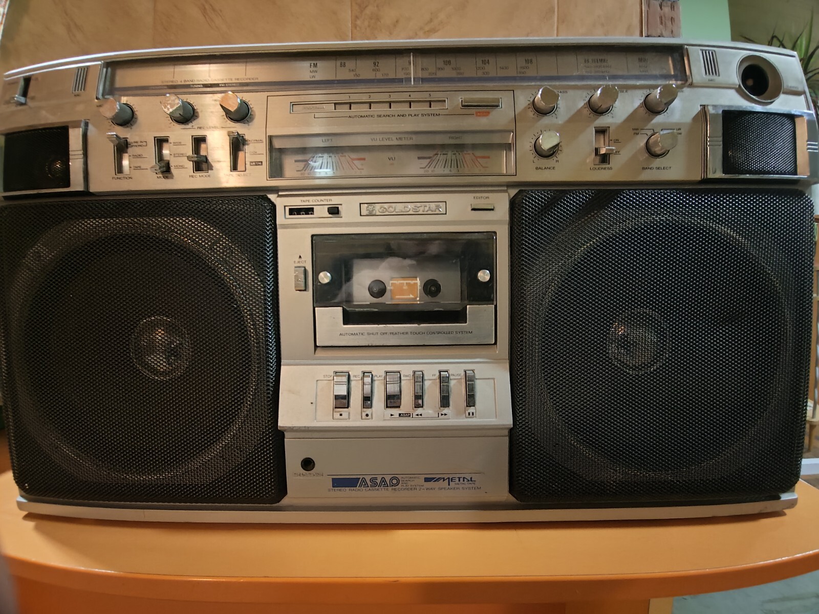 Ghettoblaster Goldstar Tsr-800 Stereo Radio-Recorder | eBay